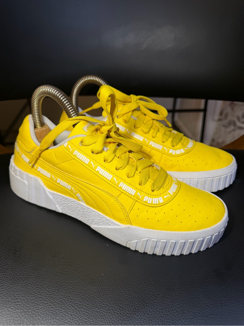 Puma Cali Taping Lace Up Sneakers Size 7C/W8,5
